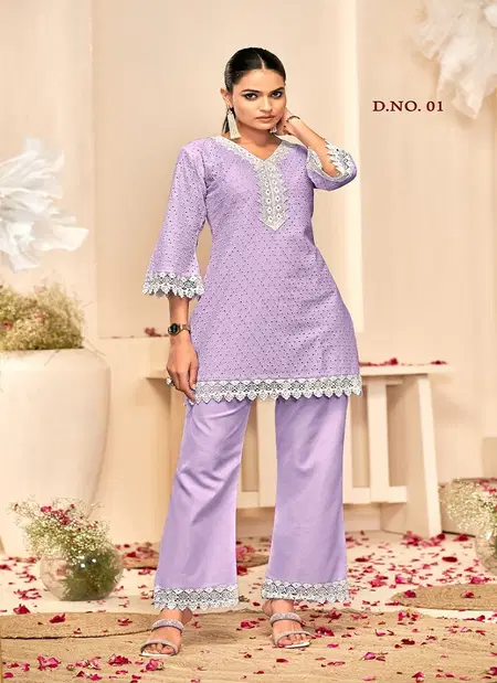 Hetal 01 By Tunic House Casual Wear Beautiful Cotton Co Ord Sets Suppliers In India
